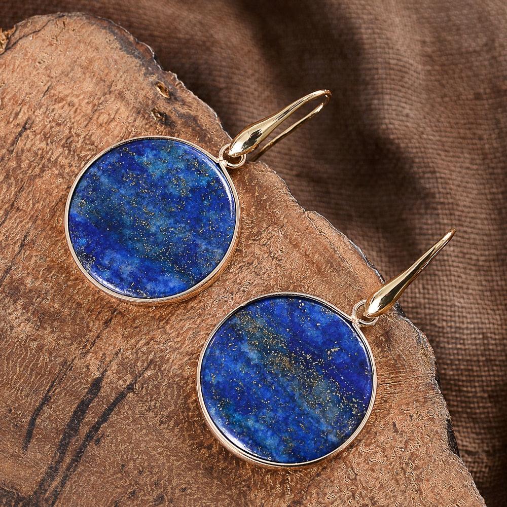 Artesanal - Brincos Intense Lapis Lazuli - Purità Joias